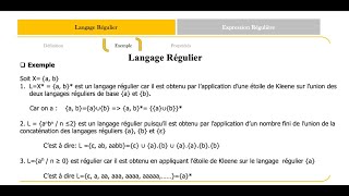 16 Théorie des Langages  Langage Régulier et Expressions Régulières [upl. by Amye]