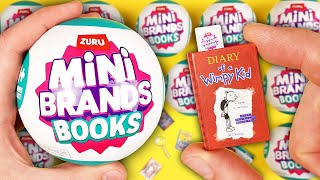 Opening And Reviewing The Mini Brands Books [upl. by Aicilat]