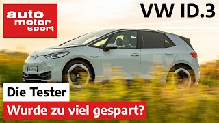 VW ID3 Pro Performance Hat Volkswagen zu viel gespart  TestReview  auto motor und sport [upl. by Trace]