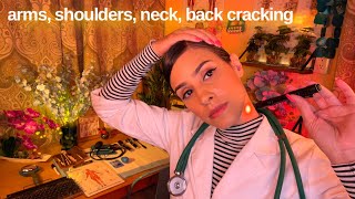 ASMR Chiropractic Adjustments  REAL joint Cracking amp Camera Tilt  Lymphatic Body Massage [upl. by Morris]