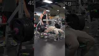 WhenElitePowerlifterreturnToThefirstgym gym motivation exerciseexsercisegymgymstatus [upl. by Arrait]