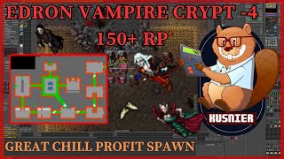 Edron Vampire Crypt 4  150 Paladin  Tibia [upl. by Donnenfeld]