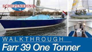 Farr Design 39 Ft One Tonne for sale  Yacht Walkthrough   Schepenkring Lelystad  4K [upl. by Lamont351]