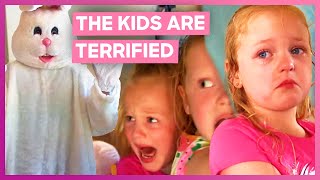 The Quints Are TERRIFIED By The Easter Bunny  OutDaughtered [upl. by Loftus855]