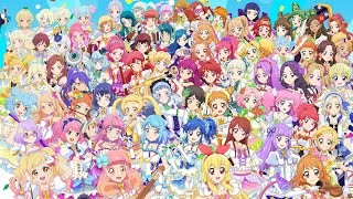 Aikatsu all intros OGStarsFriendson Parade [upl. by Zerla144]