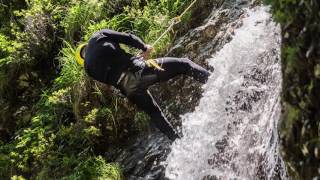 Canyoning in Bovec Slovenia Fratarica Canyon [upl. by Ekusoyr371]