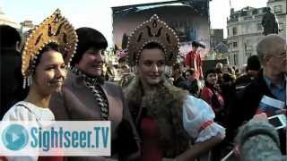 Trafalgar Square Russian Festival  Maslenitsa 2012 [upl. by Akinajnat]