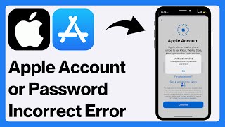 How To FIX Verification Failed Your Apple Account or Password is Incorrect Error on iPhone [upl. by Enrol]