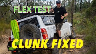 Nissan Patrol Why doesnt it flex amp why is it making a clunk noise in the front end suspension [upl. by Spring]