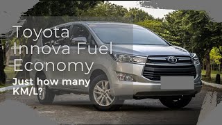 Toyota Innova Fuel Economy [upl. by Inalej]