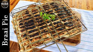 How to make a Boerewors Braai Pie  Braai recipes  Sausage and cheese filled pastry  South African [upl. by Llerraj]