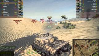 WoT  Tier 8  Buffed Löwe  Its awesome around hills now [upl. by Anotyad775]