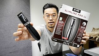 Andis Slimline Pro Li Unboxing Deutsch [upl. by Grounds472]