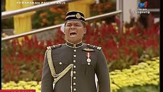 ISTIADAT MENGARAK PANJIPANJI SERI PADUKA BAGINDA YANG DIPERTUAN AGONG XV 19 SEPT 2017 [upl. by Heiskell]