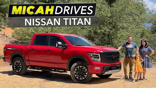 2022 Nissan Titan  Family Pickup Review [upl. by Namzaj]