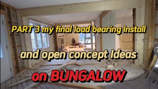 Part 3My final load bearing Install on a Bungalow [upl. by Ihculo]