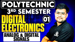 Digital Electronics Analog amp digital signals  Polytechnic 3rd semester  astechniclive [upl. by Riddle441]