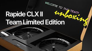 unboxing for Roval Rapide CLX II Team Limited Edition 로발 래피드 CLX 2 TEAM 휠셋 [upl. by Eerolam]