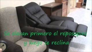 Sillon relax electrico levanta personas [upl. by Sira]