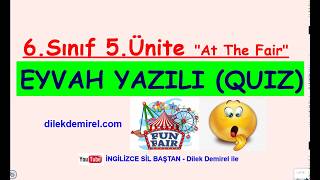 İngilizce 6 Sınıf 5 Ünite Yazılı Quiz [upl. by Brana]