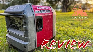 Honda 3000is Inverter Generator Review  Texas Young Guns [upl. by Hirza430]