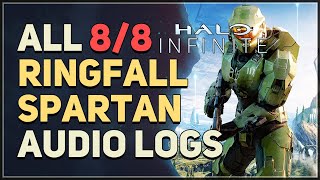 All 8 Ringfall Spartan Audio Logs Halo Infinite [upl. by Lorrac]