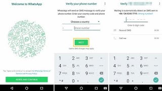 How to easily open Whatsapp account  WhatsApp account create 2024 [upl. by Yajnas]