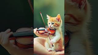 Cat Sings While I Play Guitar  cat animals shorts [upl. by Aleuname]