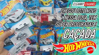 CAÇADA HOT WHEELS CHEGOU NOVO LOTE NESSA LOJA PTBR Cleanny channel 1572 [upl. by Bree62]