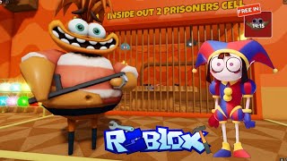 INSIDE OUT 2 LA FUGA DE LA PRISION DEANXIETY BARRY POMNI PATO PATATAS AVENTURA EN ROBLOX [upl. by Letnuahc]