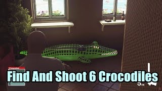 Hitman Find And Shoot 6 Crocodiles  Discovery Investigator Challenge [upl. by Murtagh]