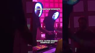 ICONIC RAMPAGE MOMENT  NOISIA OUTER EDGES rave edm bass festival DNB [upl. by Caril]