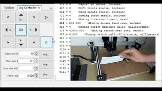 Guía rápida de trabajo en Universal Gcode Sender y CNC Router [upl. by Nochur]