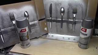 Comparing Ace Chrome to Ace Chrome Aluminum spray paint [upl. by Arbmik619]