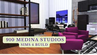 Refurbishing 910 Medina Studios  San Myshuno  Sims 4 Speed Build [upl. by Schrader]