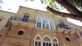 Sehnaoui Palace Beirut  Bustros Palace a peaceful بيروت in Mar Nqoula Saint Nicolas Ashrafieh [upl. by Dayir]