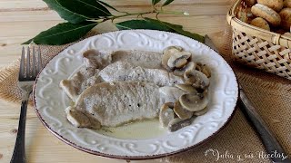 Filetes de lomo con champiñones🍄EN 30 MINUTOS LISTO [upl. by Sucerdor]