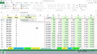 Excel Tutorial  Using VLOOKUP with large tables [upl. by Idnahc]