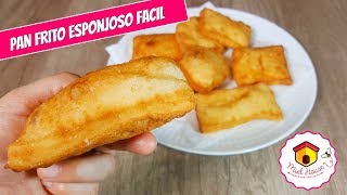 Torta frita MUY ESPONJOSA pan frito INFLADO fácil con pocos ingredientes [upl. by Imoyaba389]