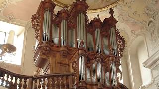 J S Bach Organ Concerto in a minor BWV 593 from Vivaldi  Karl Richter organ [upl. by Turmel]