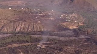 Simmons Fire grows to 400 acres no containment [upl. by Naujyt]