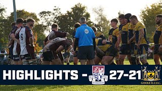 MATCH HIGHLIGHTS  Scarborough 2721 Goole [upl. by Ecirtak]