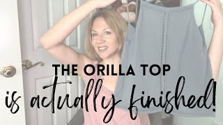 I finally finished a design Orilla top  summer WIPs and stash  Hilo amp Stitch knitting podcast [upl. by Llewxam]