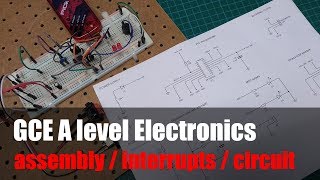 PIC16F84A circuit for learning about assembly  ISR  interrupts WJEC EDUQAS [upl. by Noseyt46]