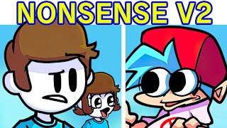 Friday Night Funkin VS Nonsense V2  Cutscenes  A Nonsensical Friday Night FNF Mod Funny Mod [upl. by Herries]