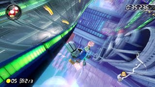 A Weird Shortcut on Mute City Mario Kart 8 Deluxe [upl. by Formica]