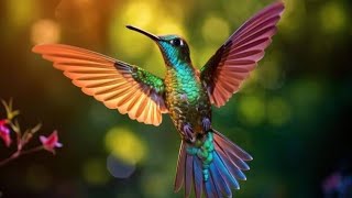 Green crowned brilliant hummingbird [upl. by Asim]