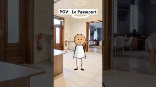 Le Passeport 📕 antoinebordes video france animation viralvideo [upl. by Eudoxia]