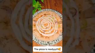 Pizza recipe ☺️shortsfeed [upl. by Akihsat362]