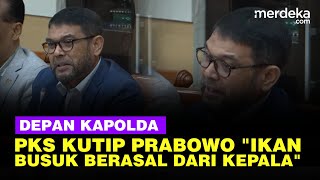 PKS Skakmat Jenderal Polisi Kutip Prabowo Kasus Ipda Rudy Soik Ikan Busuk Berasal dari Kepala [upl. by Rehttam77]